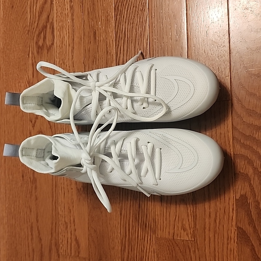 Men Nike Alpha Huarache 8 Elite Football Lacrosse Cleats CW4440-110 Size 5